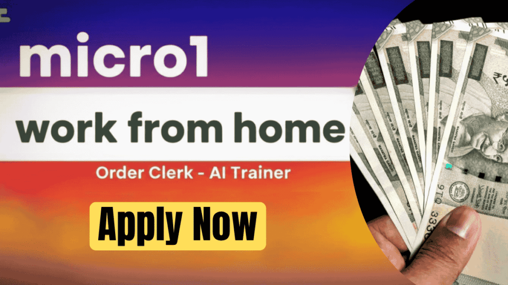 micro1 Hiring for Work From Home Order Clerk / AI Trainer Role
