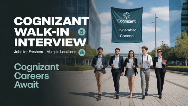 Cognizant Jobs for Fresher