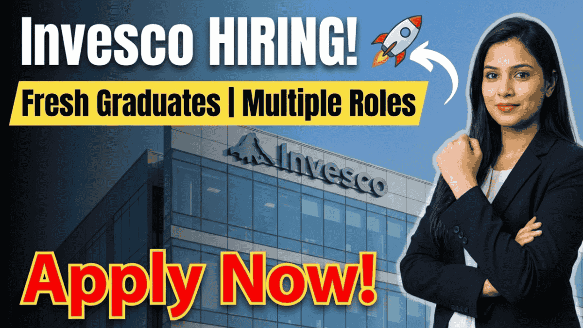 Invesco Hiring Fresh Graduate