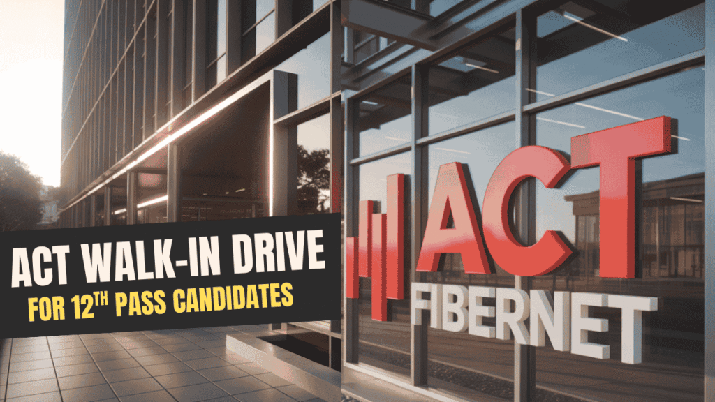 ACT Walk-in Drive for 2025