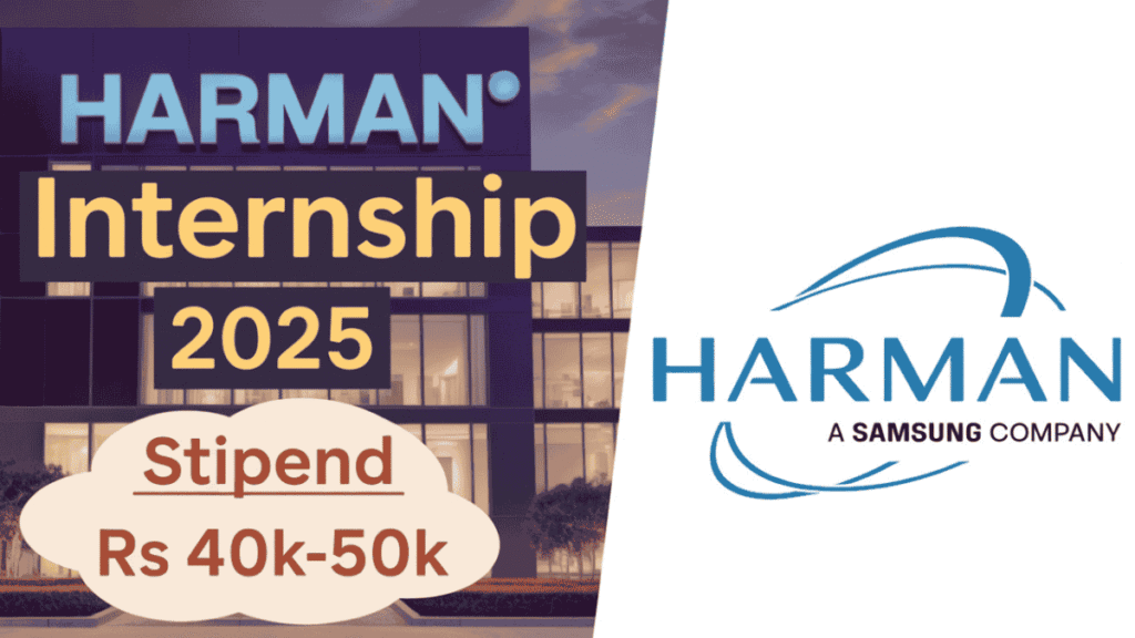 Internship Opportunity at Harman