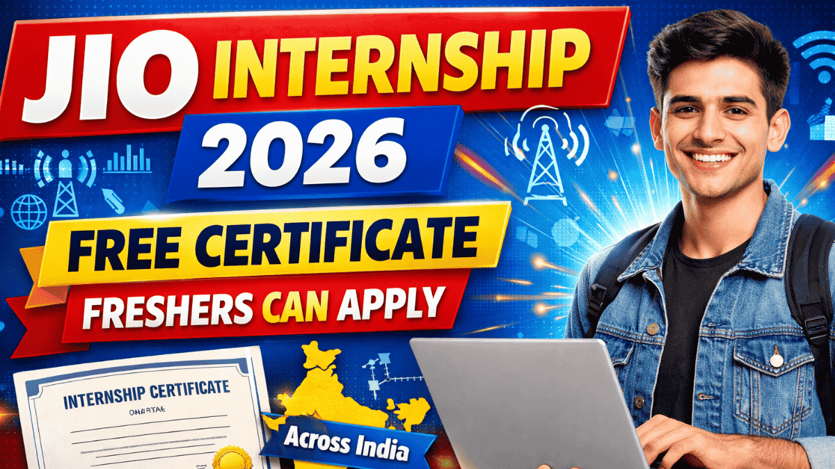 Jio Internship for Freshers 2026