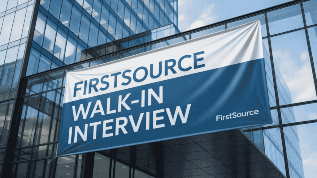 Firstsource walk in