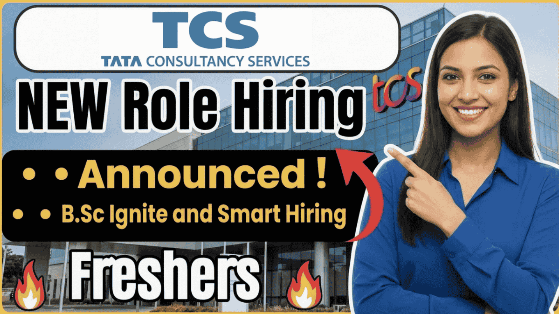 TCS B.Sc Ignite and Smart Hiring for Batch of 2026