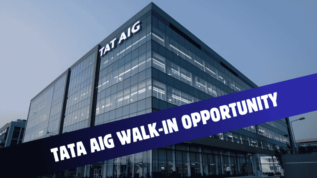 Tata AIG Hiring Channel Sales Managers