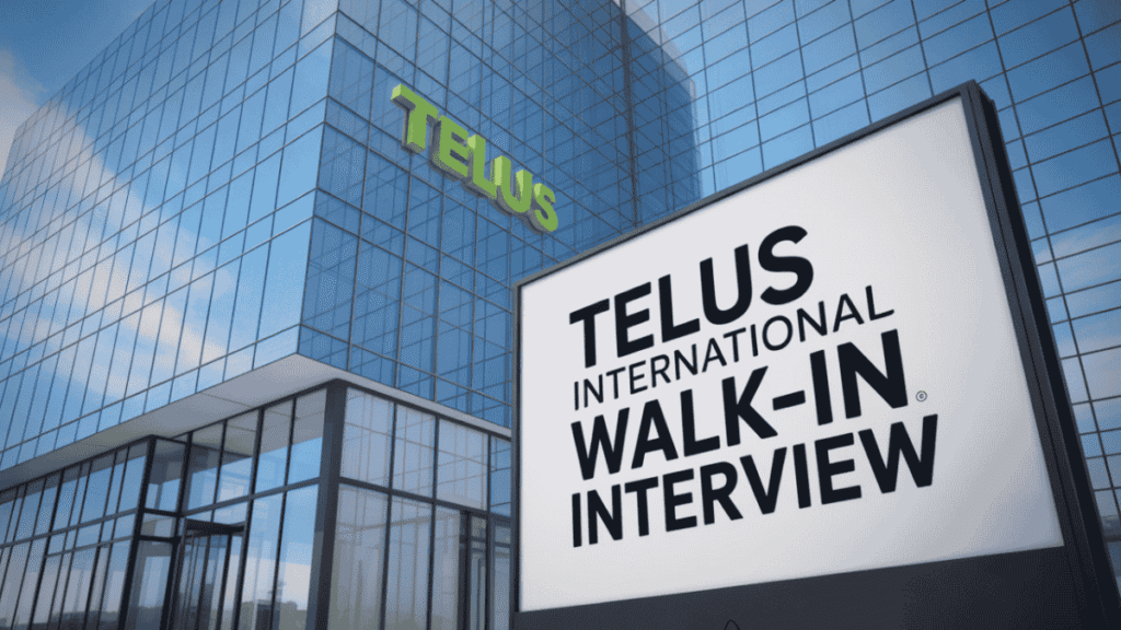 Telus International Walk-In Interview