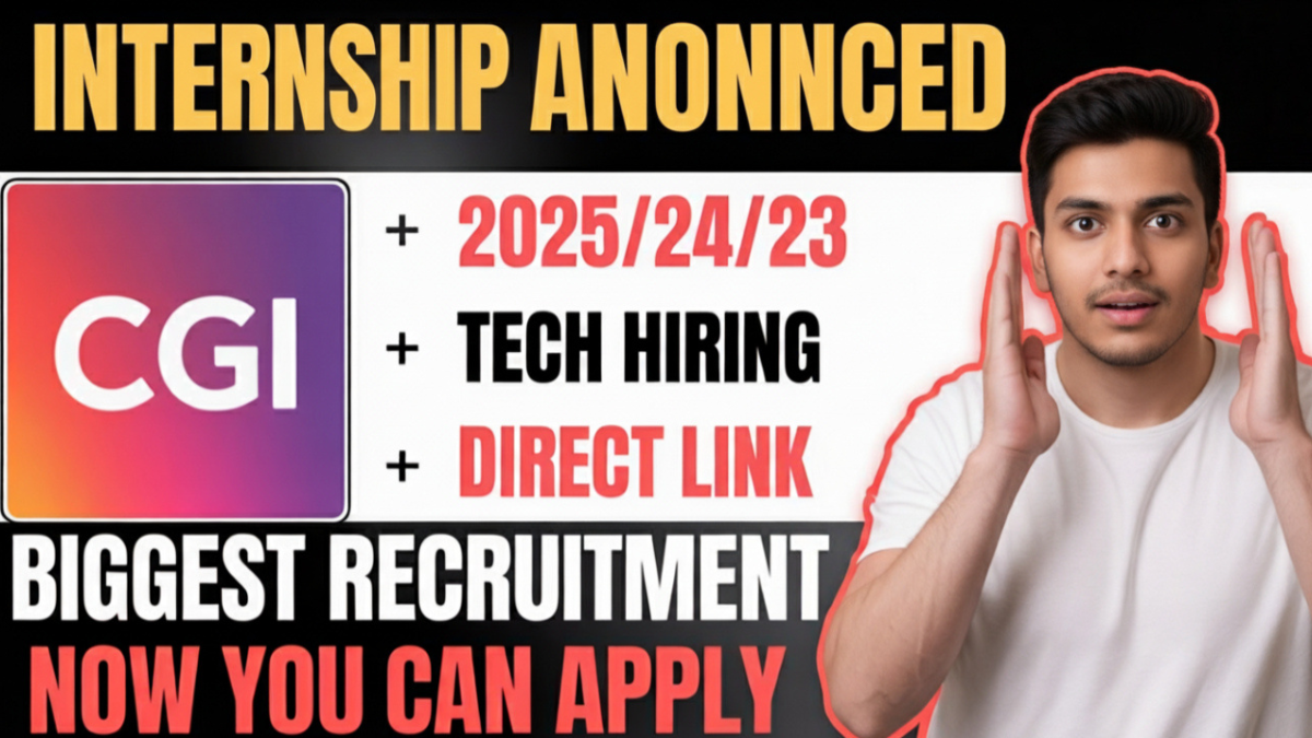 CGI Summer Internship 2025 - Apprentice & Multiple Roles