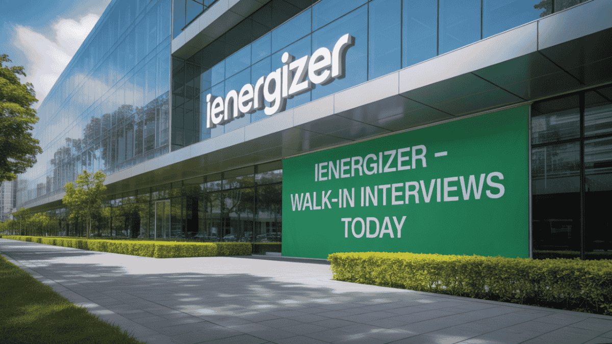 Ienergizer Walk-In Interview 2025