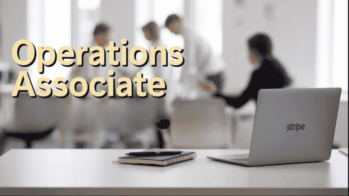 Operations Associate Job at Stripe