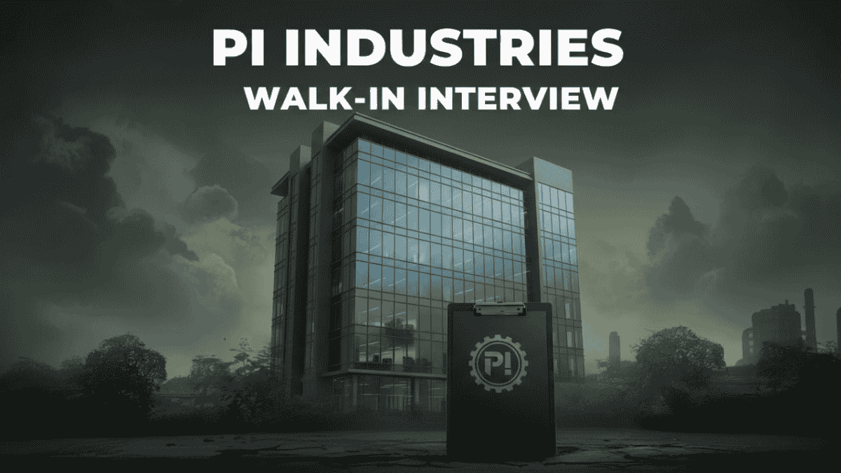 PI Industries Walk-In Interview
