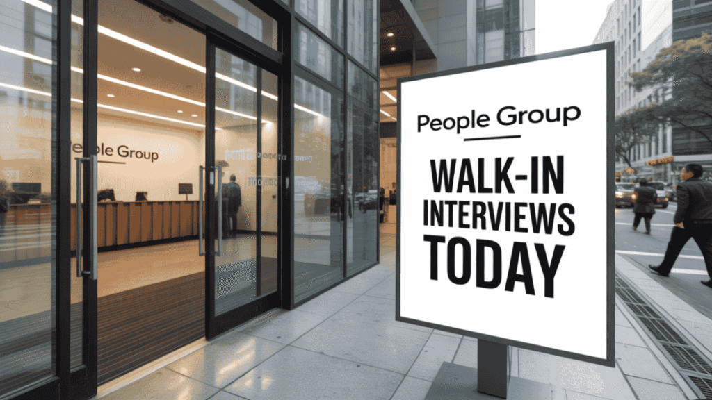People Group Ltd Mega Walk In Interview