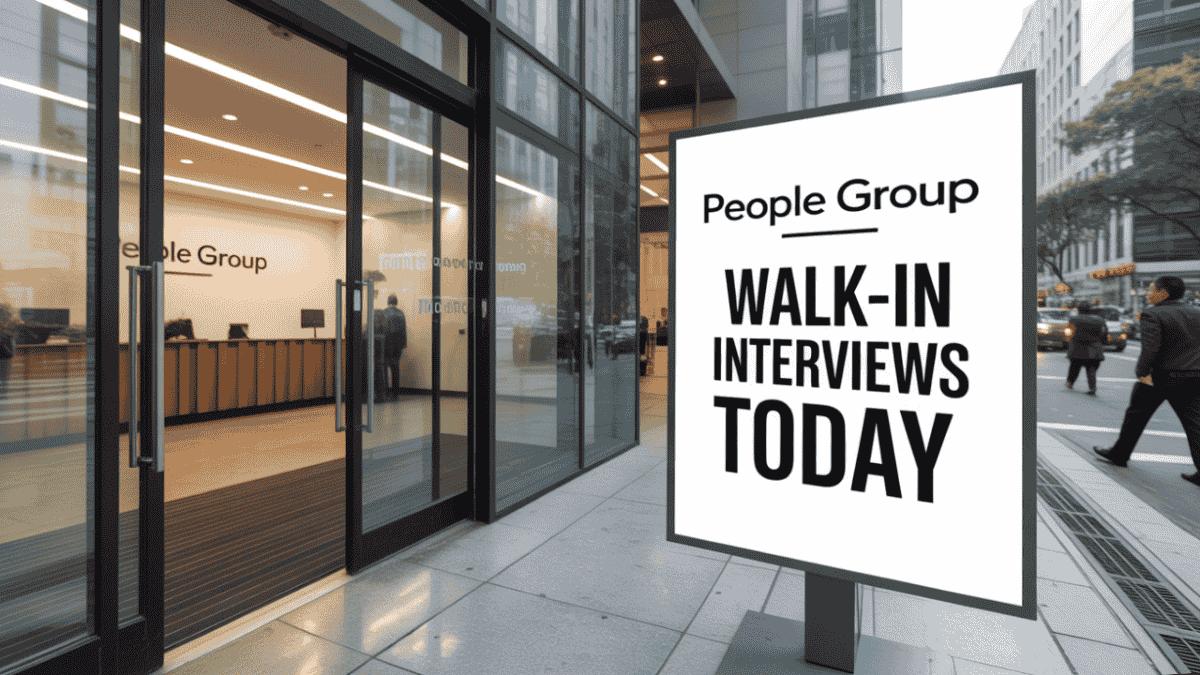 People Group Ltd Mega Walk In Interview