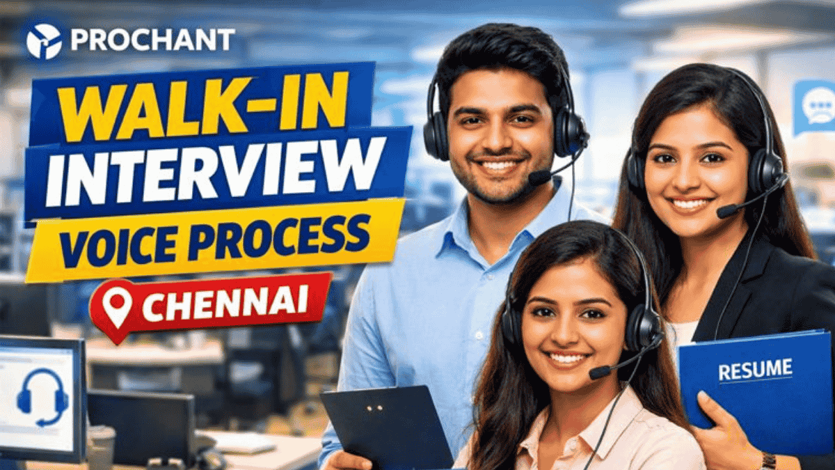Prochant Walk-In Interview