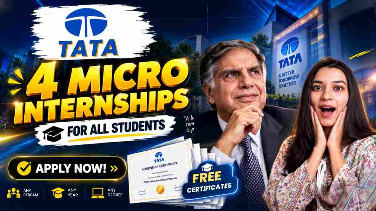 Tata Global Micro Internships for Fresh Graduates Across India