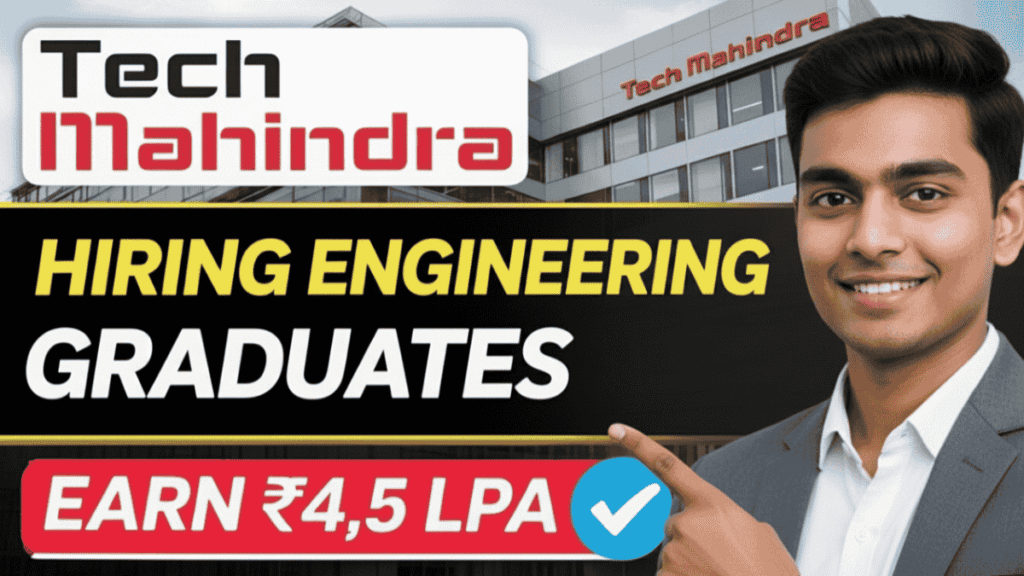Tech Mahindra Off Campus Drive 2025 – Hiring Mechanical Engineering