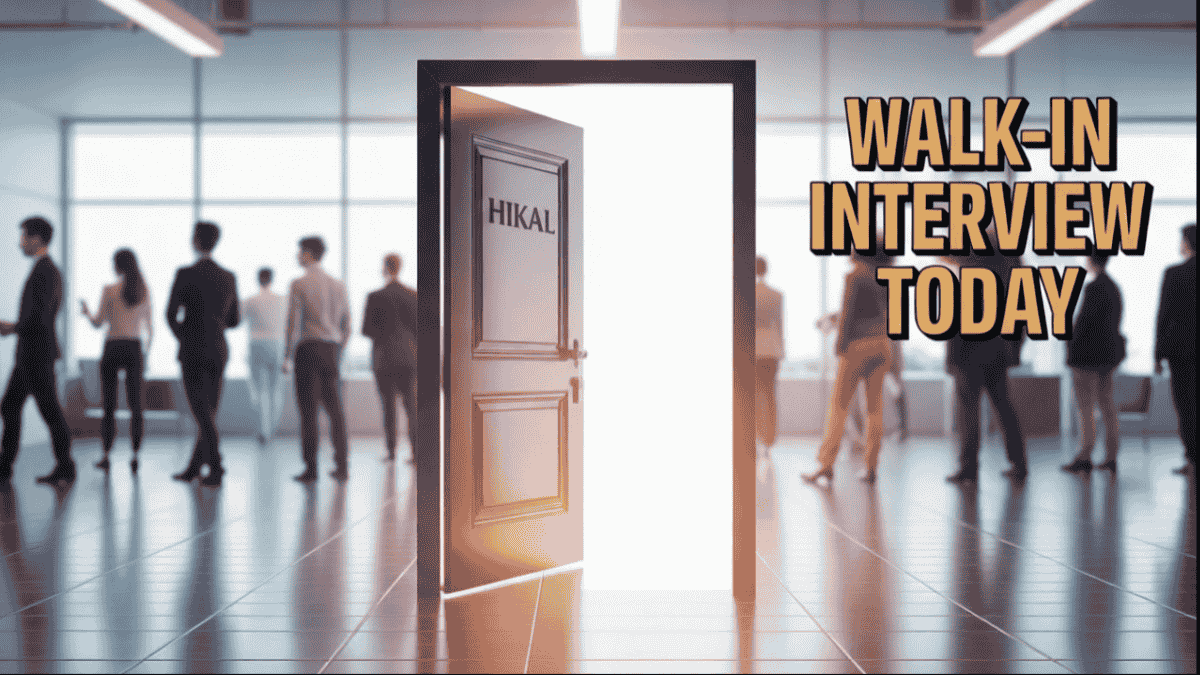Hikal Limited Walkin interview