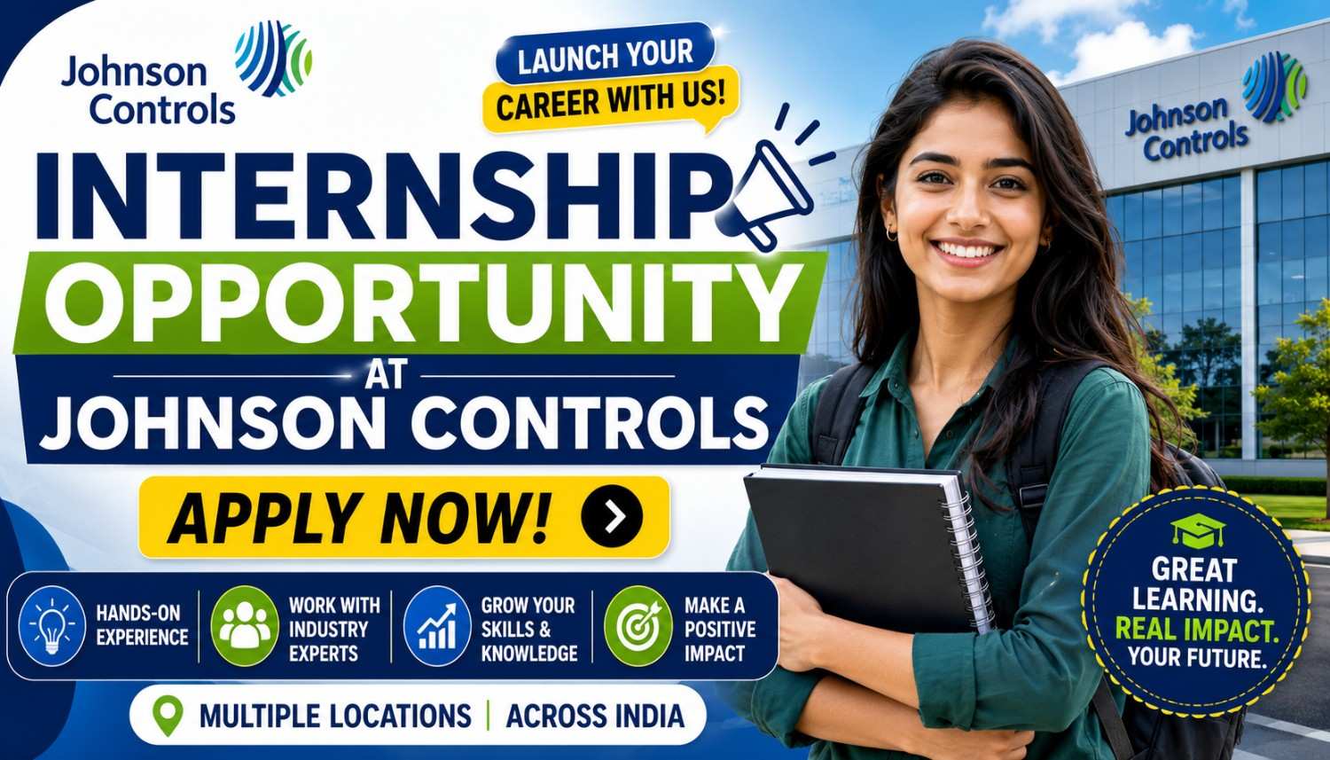 Internship Opportunity at Johnson Controls