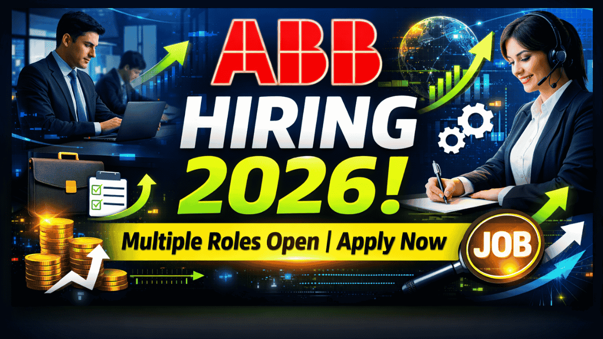 ABB Off-Campus Hiring 2026
