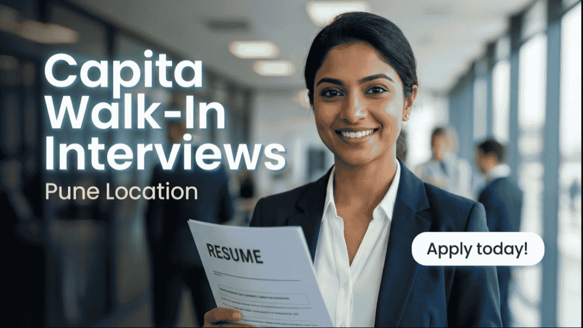 Capita Conducting Walk-In Interviews