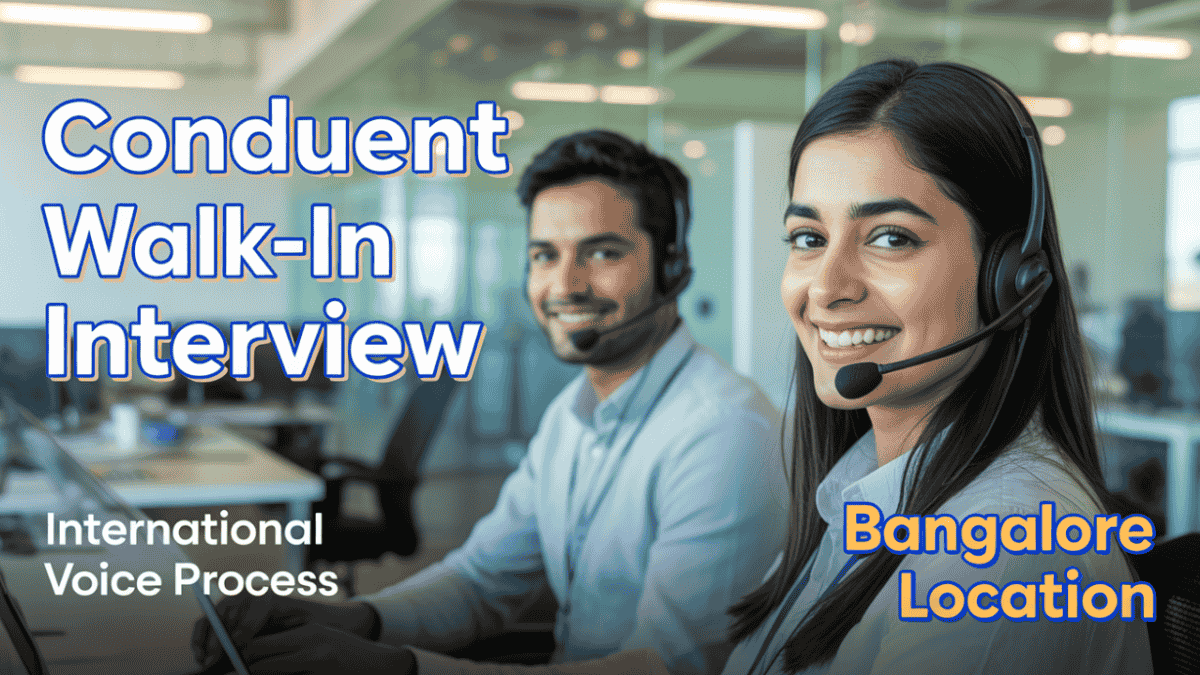 Conduent Walk-in-Interview