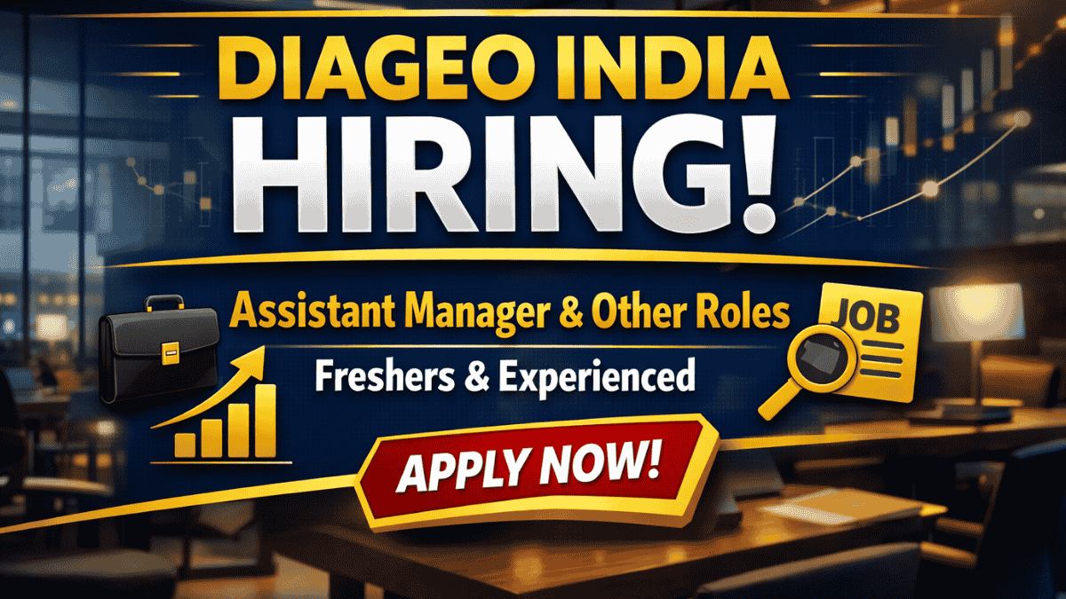 Diageo India Job Openings