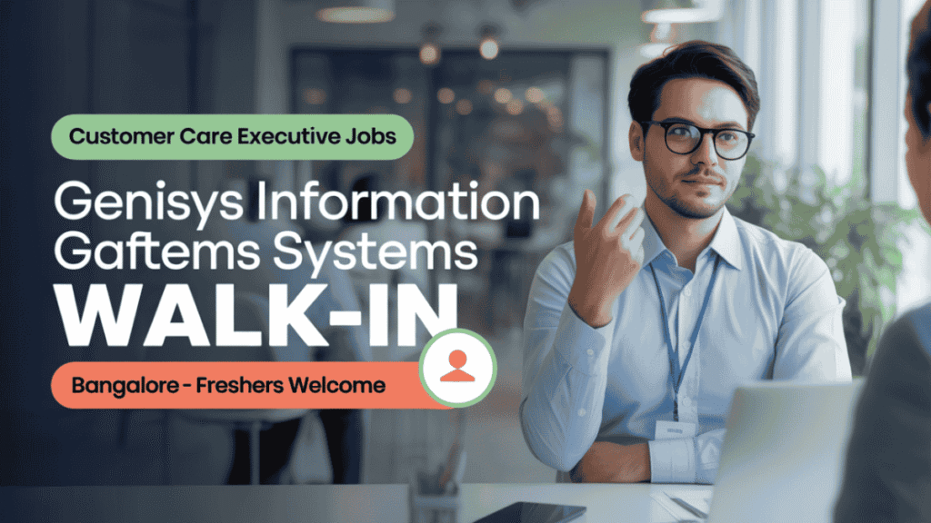 Genisys Information Systems Walk-In Interview
