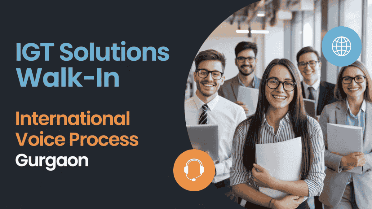 IGT Solutions Freshers Walkin