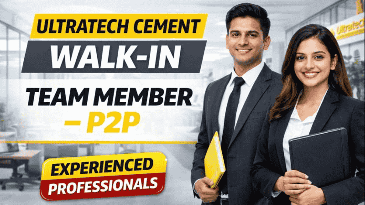 UltraTech Cement Hiring Experienced