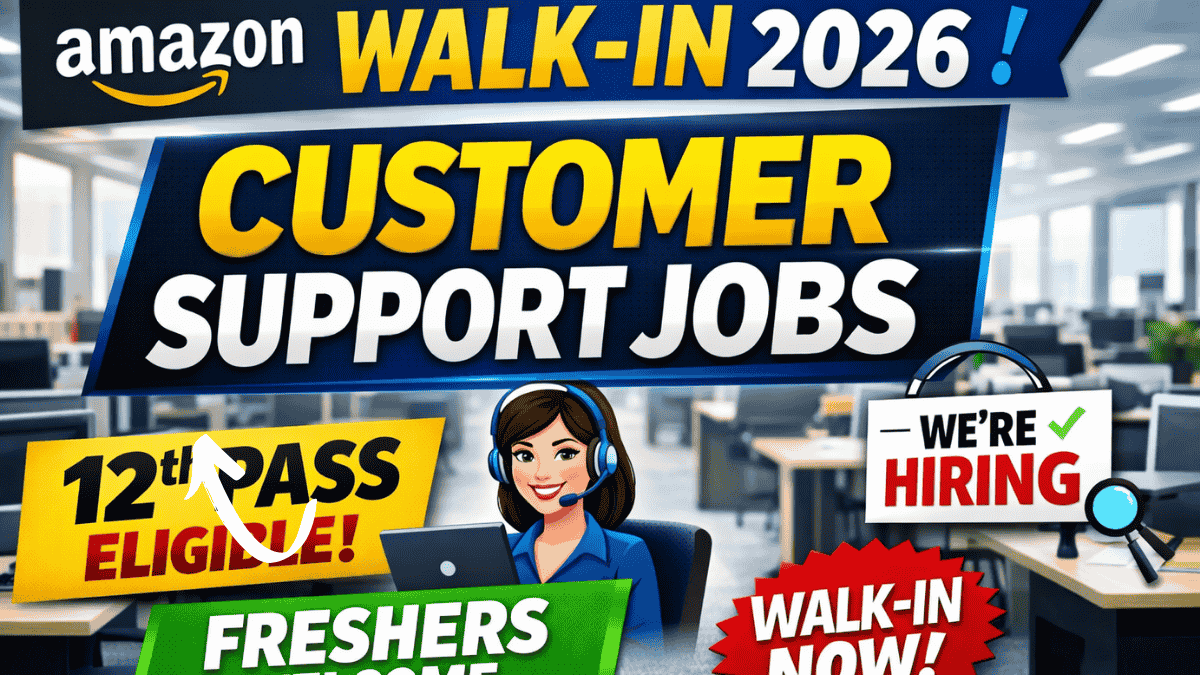 Amazon Walk-In Interview in Noida