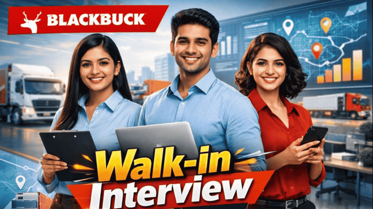 Blackbuck Walk-in Interview