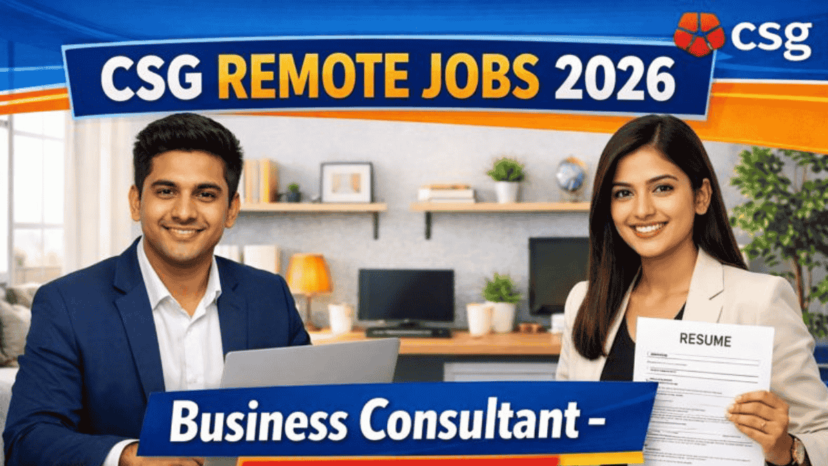 CSG Remote Jobs 2026