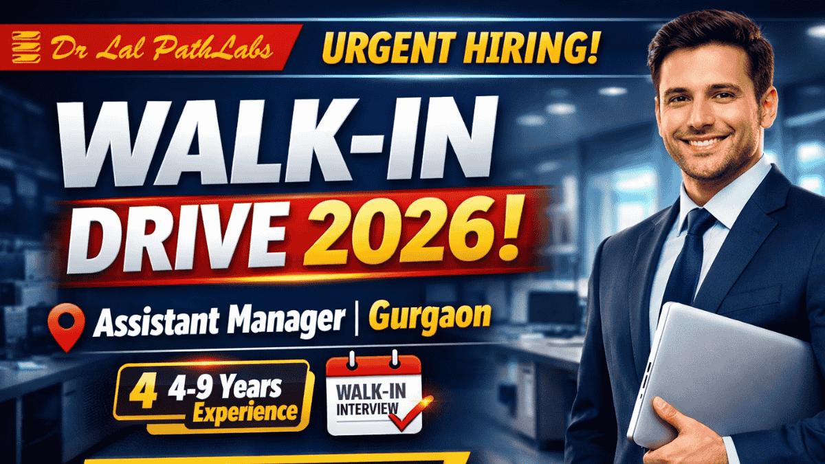 Dr Lal PathLabs Walk-in Drive