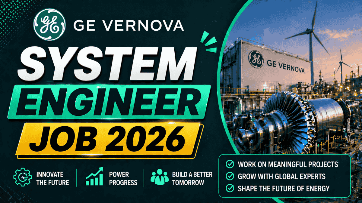 GE Vernova System Engineer Job