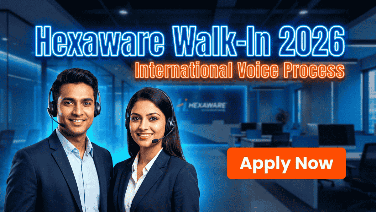 Hexaware Technologies Walk-In Interview 2026