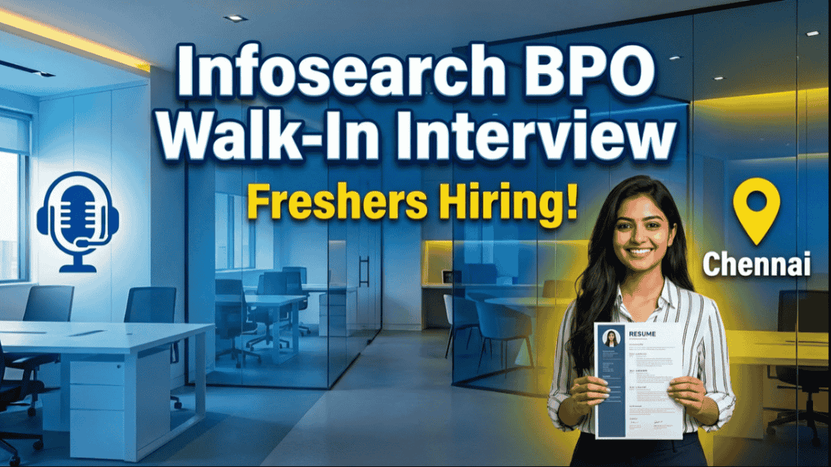 Infosearch BPO Services Walk-in Interview