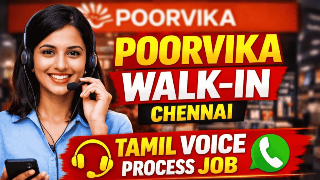 Poorvika Mobiles Walk in Interview