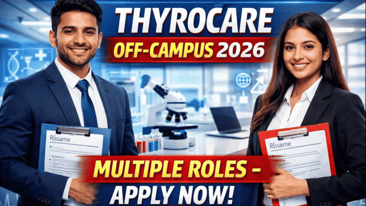 Thyrocare Off-Campus Careers