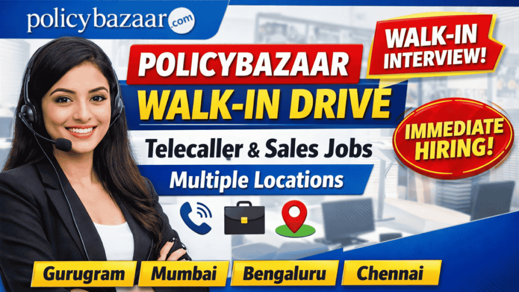 Walk-in Drive at Policybazaar