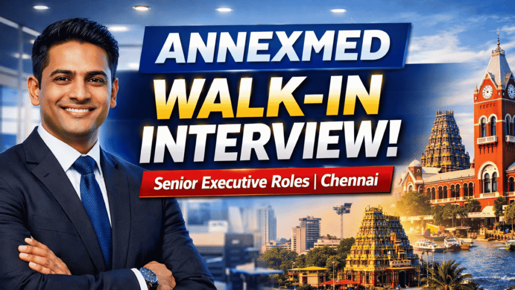 Walk-in interviews at Annexmed 