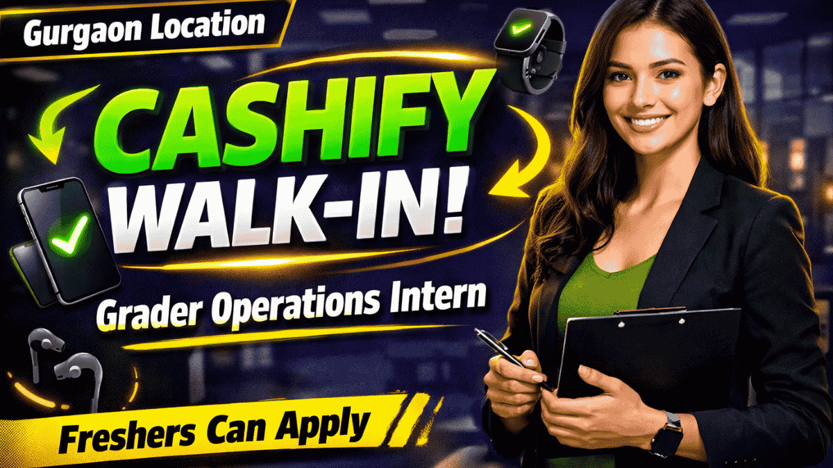 Cashify Walk-In Interview