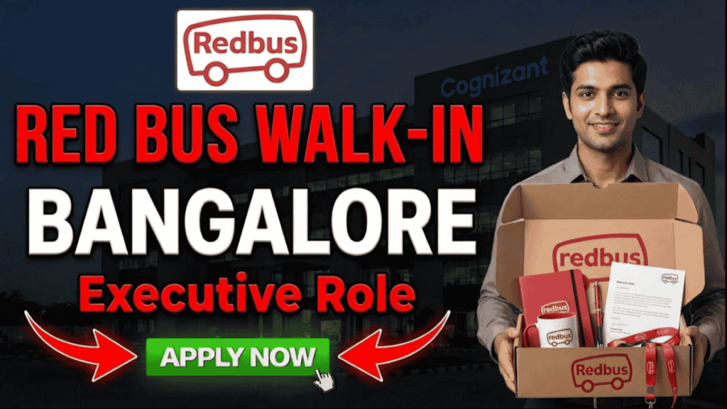 Redbus Walk-In Interview
