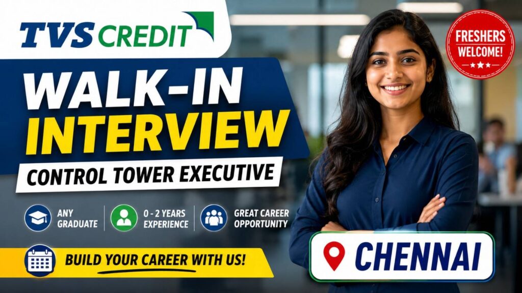 TVS Credit Services Walk-in Interview