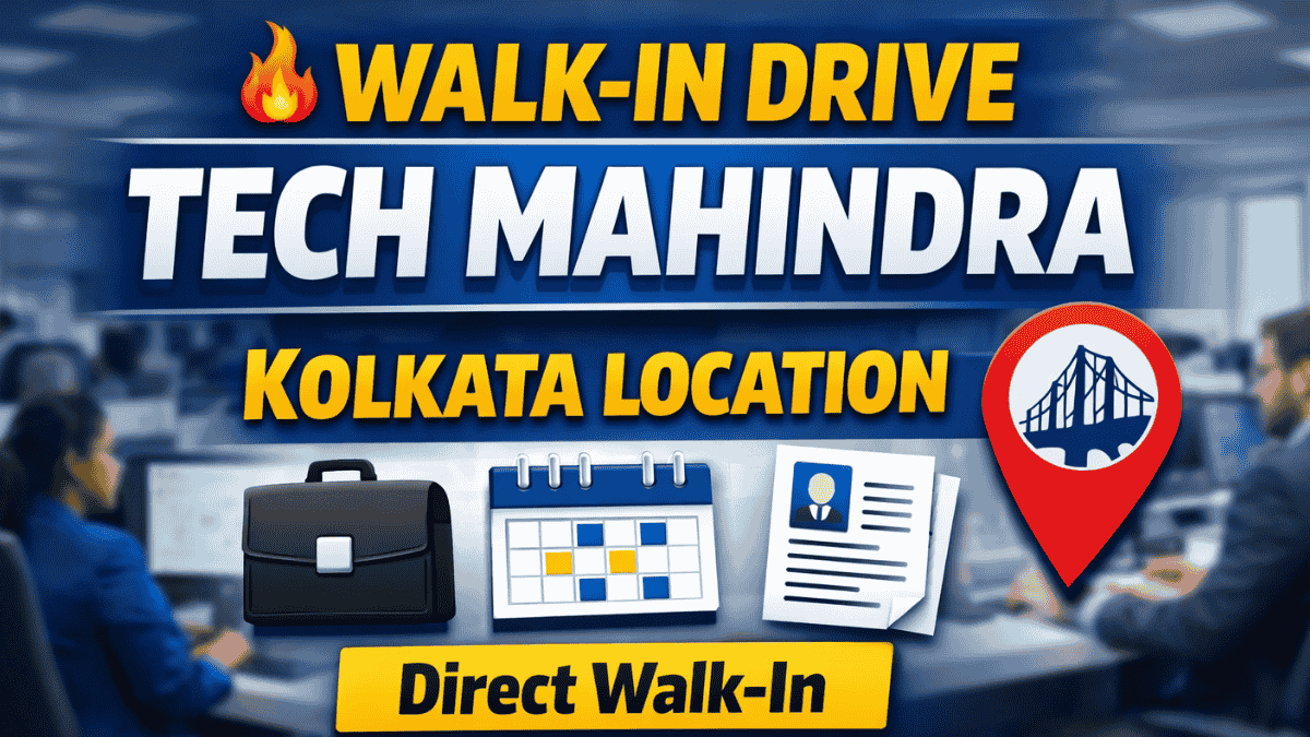 Tech Mahindra Walk-in Drive