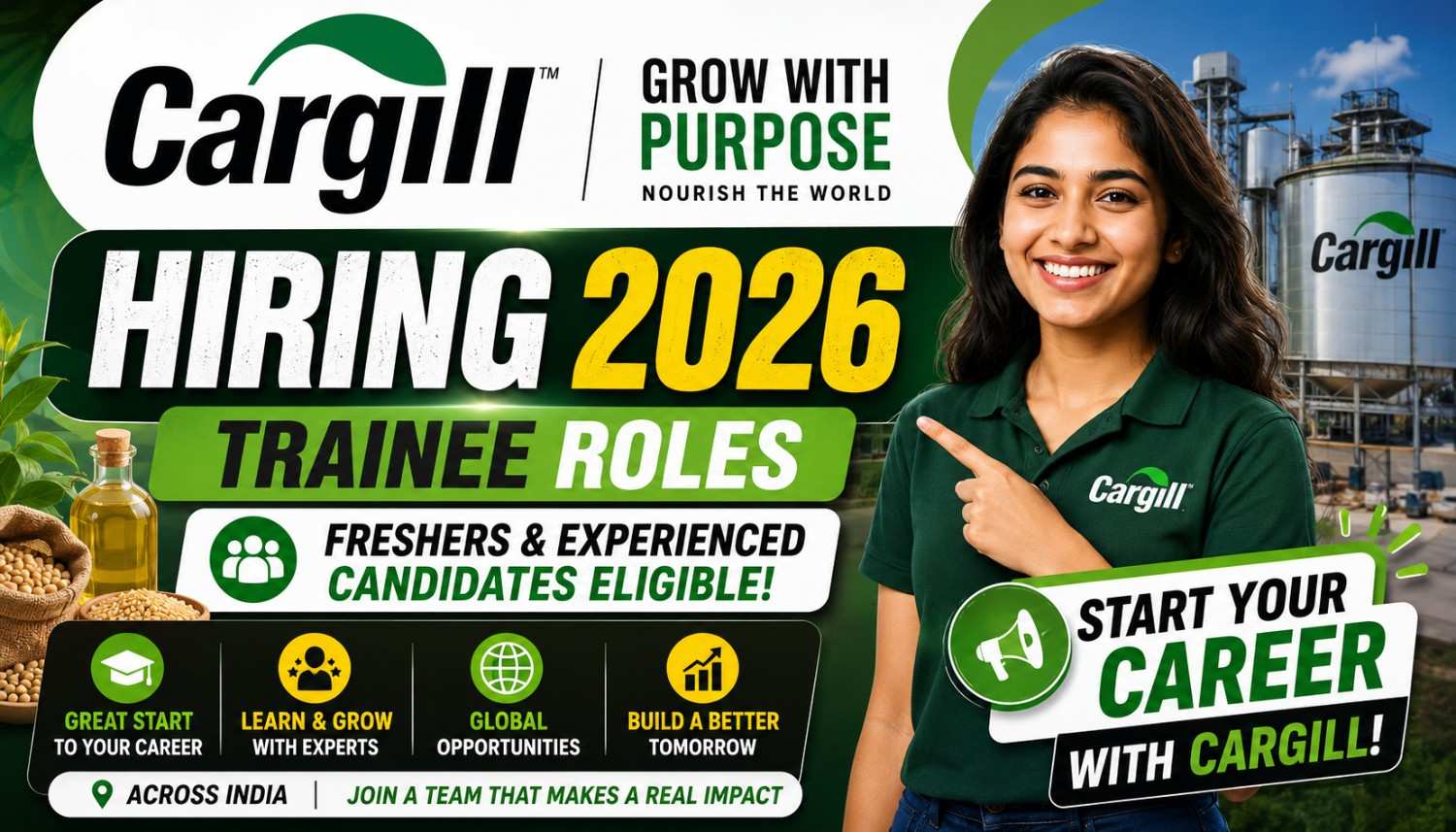 Cargill Hiring 2026 for Trainee Roles