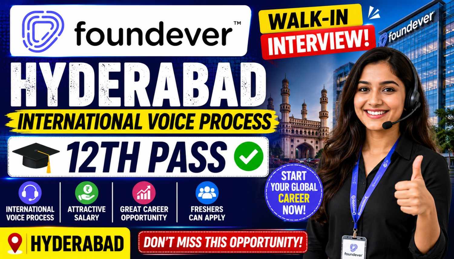 Foundever Walk-In Interview