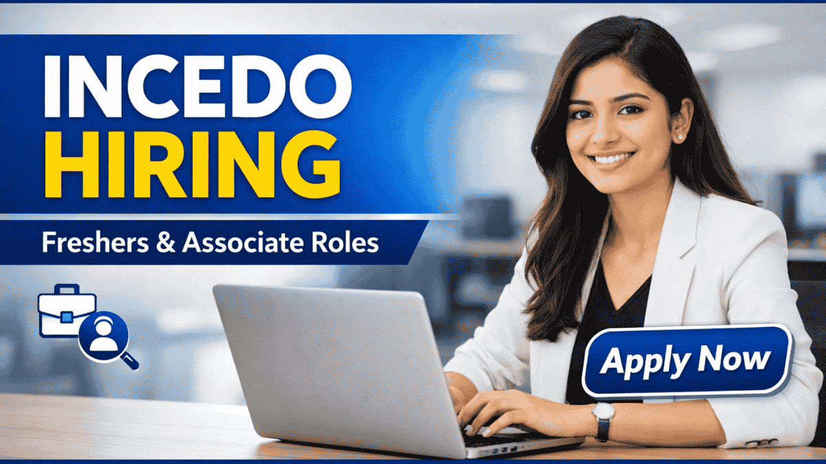 Incedo Hiring Freshers in India