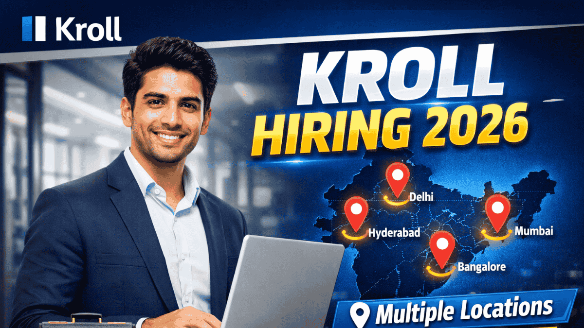Kroll Off Campus Hiring 2026