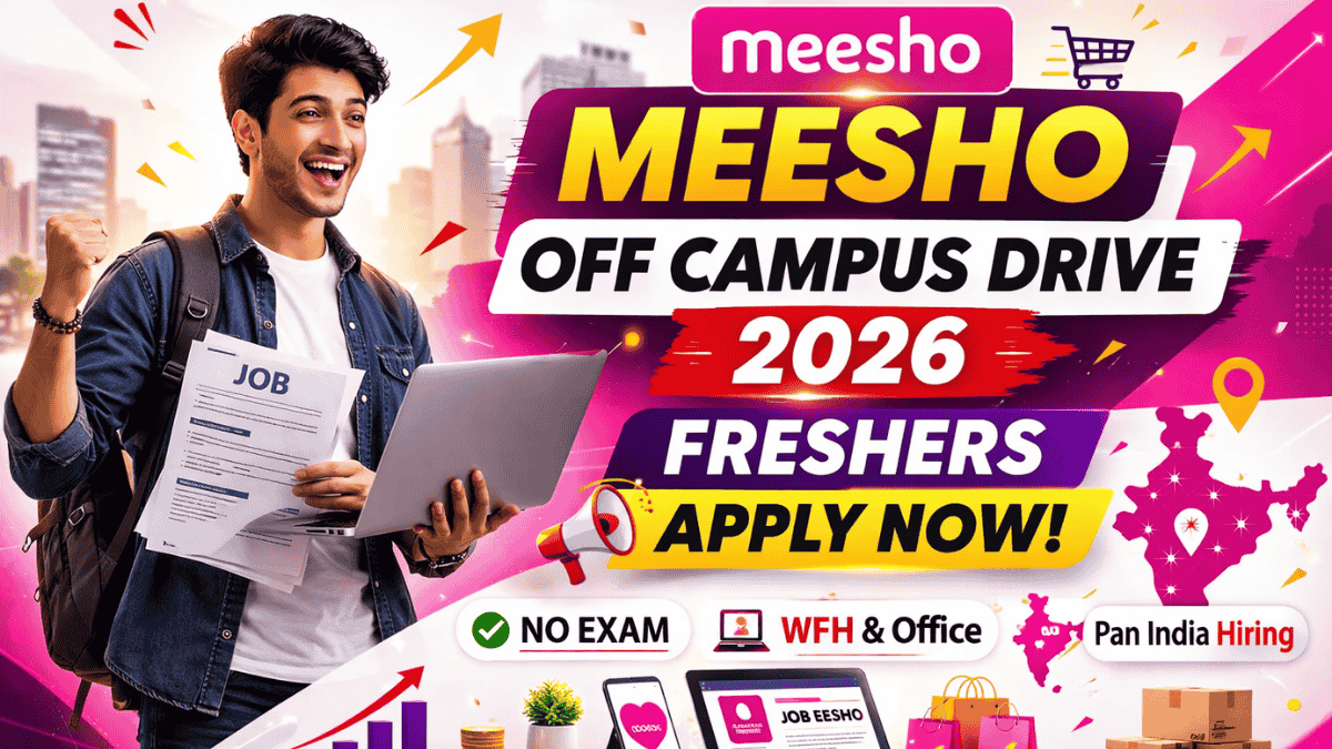 Meesho Off Campus Drive 2026