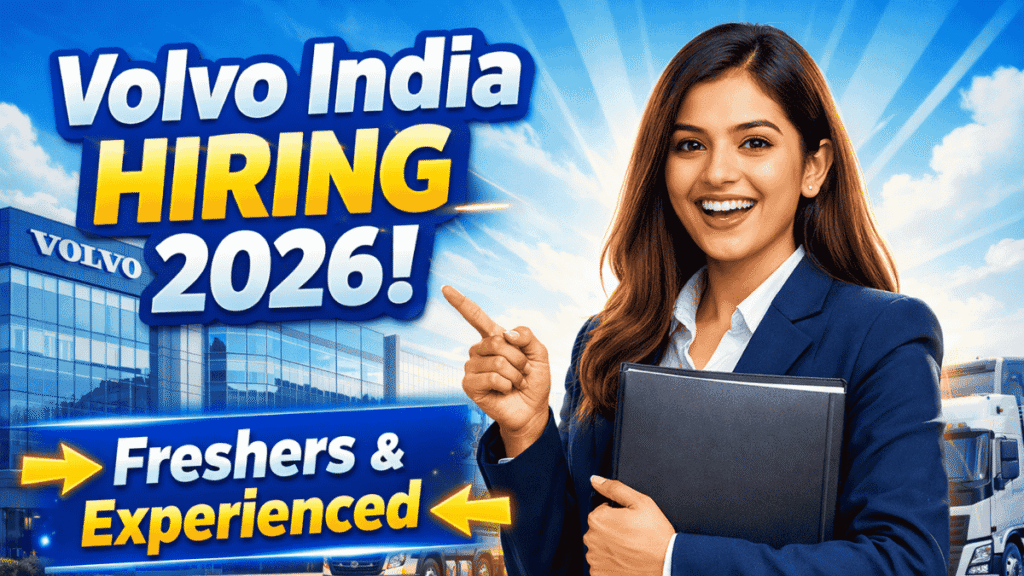 Volvo India Hiring 2026
