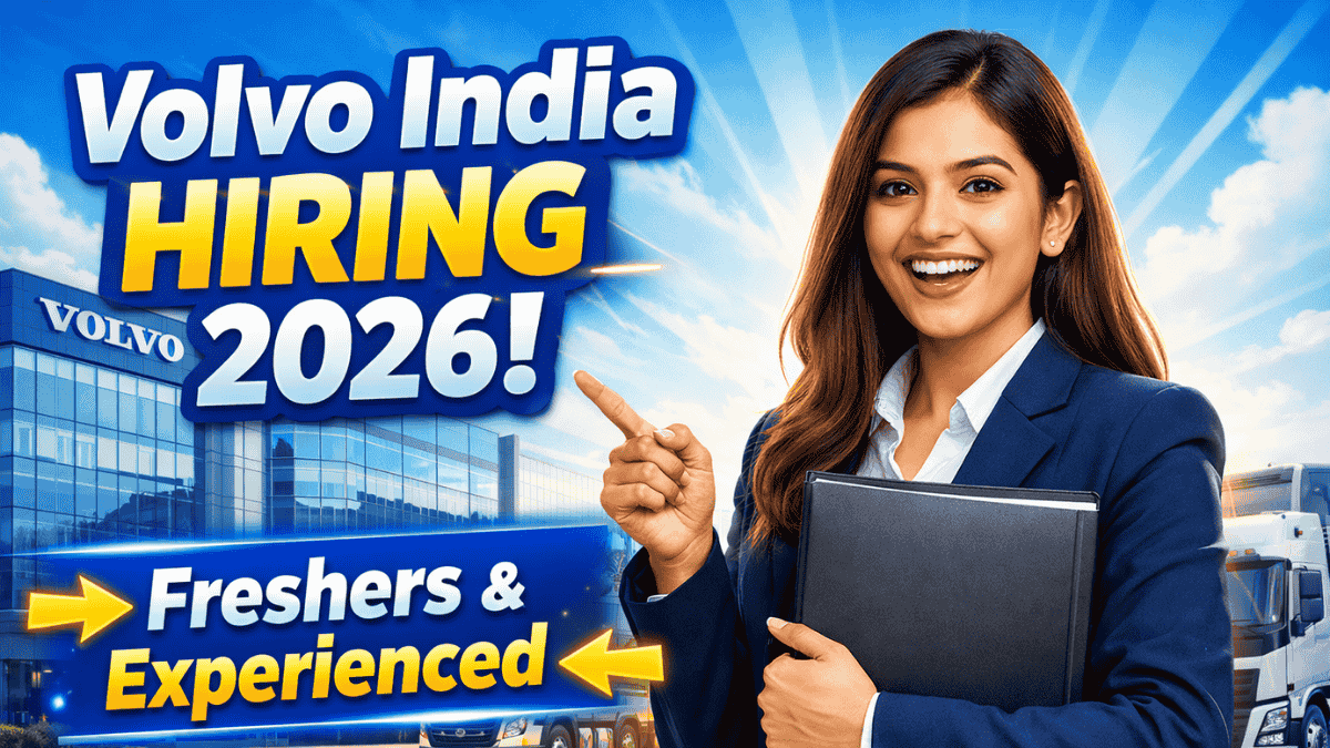 Volvo India Hiring 2026